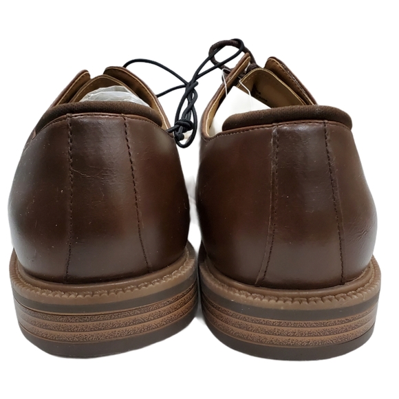 Brand New George Men's Trey Oxford Shoes Brown 8 9 - Picture 3 of 6